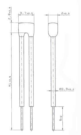 Габаритные размеры PTC-1206