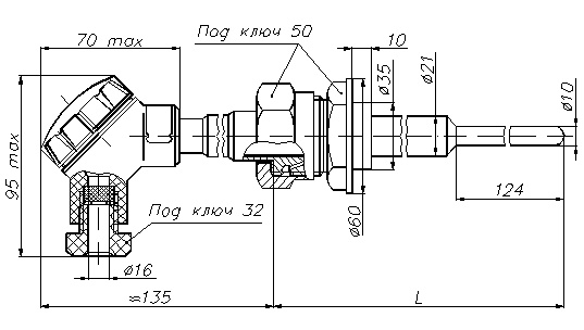 рис. 1 - Габаритные размеры